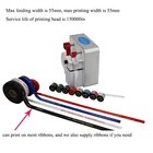 Small size automatic AMD320 digital ribbon printer gold foil printing for satin ribbon