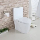 Modern Comfortable Ceramics One Piece Bathroom Toilet Siphonic Flush Water Conservation For Sanitary Ware