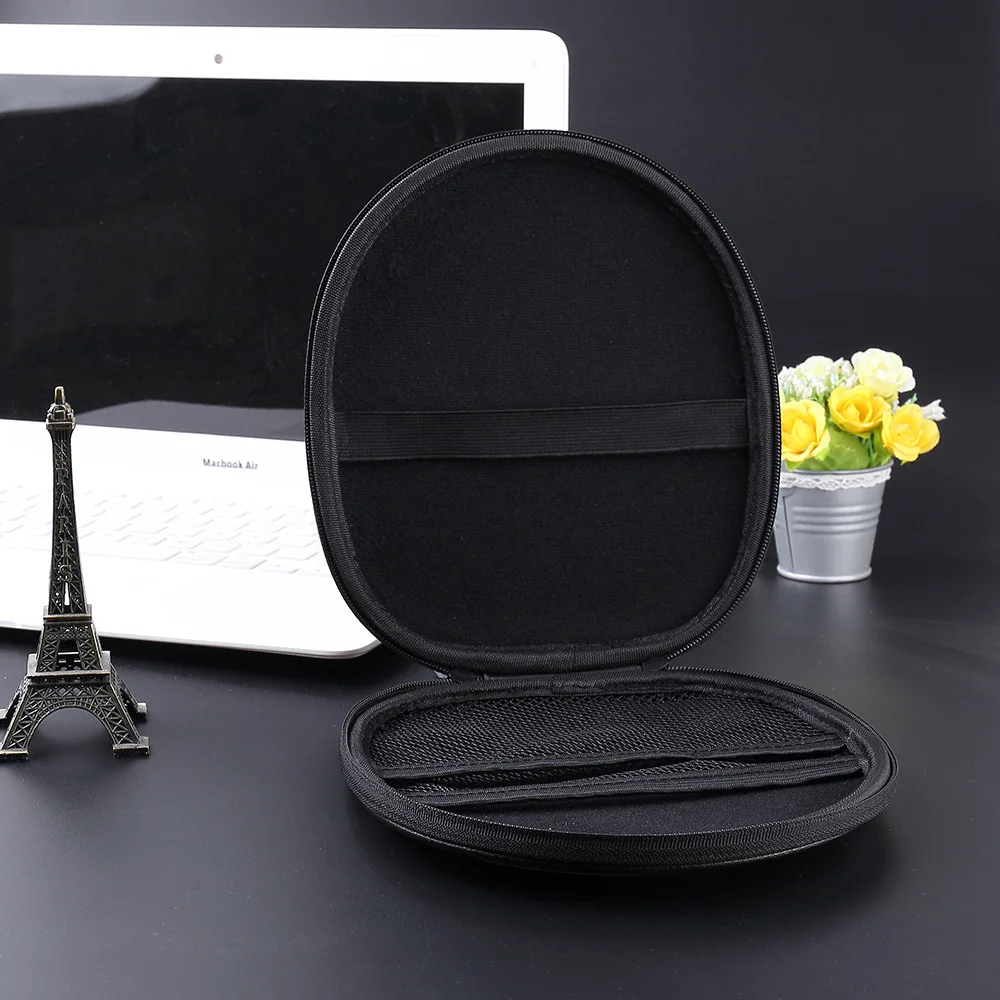 Storage hard square portable headphone custom eva case box