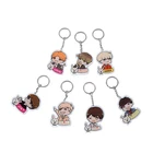 Wholesale customized logo acrylic keychain/keyring/key holder