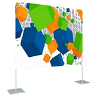 Trade show adjustable fabric backdrop banner stand aluminum