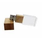 Crystal China Suppliers Wooden Usb Flash Drive Acrylic 2.0 Memory Stick Pen