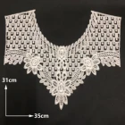Fashion designed neck water-soluble lace collar lace embroidery