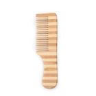Amazon Hot sell Eco friendly wooden hair brush Wholesale Hotel Bamboo comb