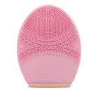 Electric face mask silicone face cleanser brush OEM USB face cleaning brush for wash Facial Pore ultrasonic facial brush