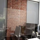 VONVIK Acrylic Clear Panels Divider Protective Desk Hanging Sneeze Guard