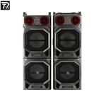 Powered dj box speaker karaoke disco light speaker colorful led lighting