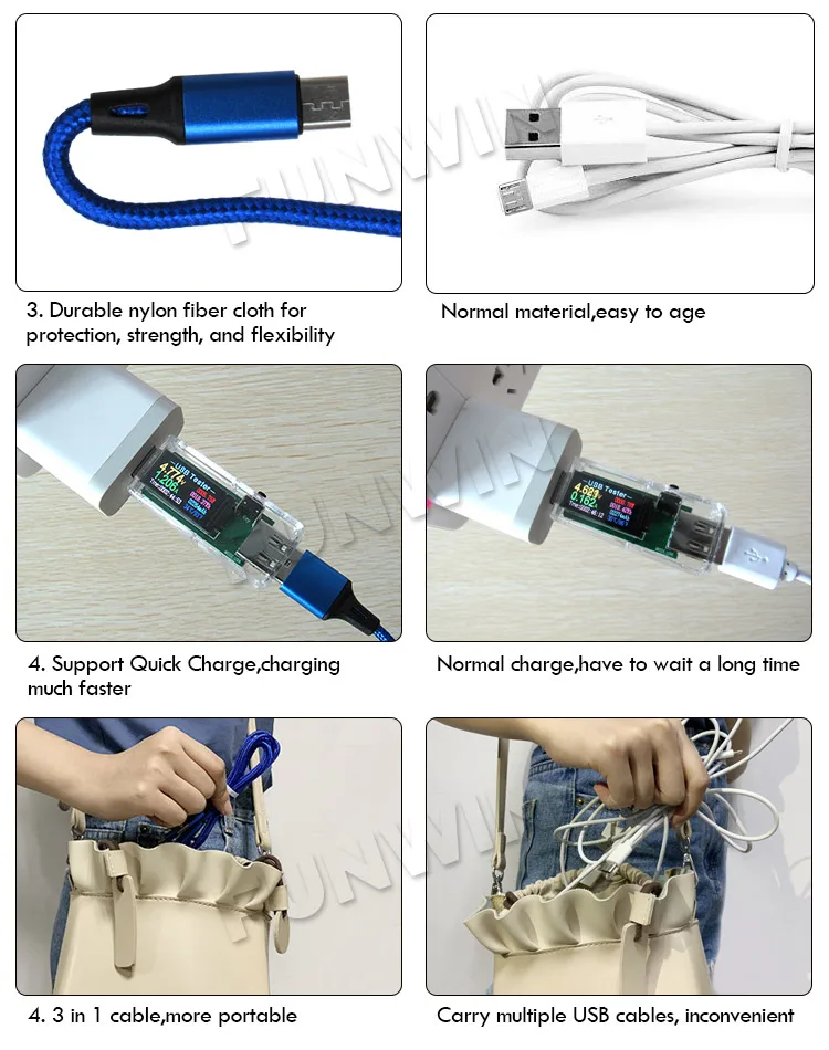 New Arrival Latest Fashion Competitive Price One To Three Usb Data Lines - ANKUX.COM