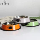 pet products high quality 31mm eco stainless steel cat food bowl outdoor pet bowl for cat