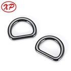 Bag hardware accessories nickel D Ring Shape Metal zinc alloy buckle for handbags