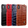Wholesale Luxurious Real Leather Case Cover 100% Genuine Crocodile Leather Hand Made Mobile Phone Case for iPhone XS
