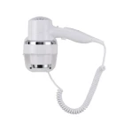 Professional White RCY-67588 DC motor curled Wire wall mounted Hair Dryer for British and Middle East market