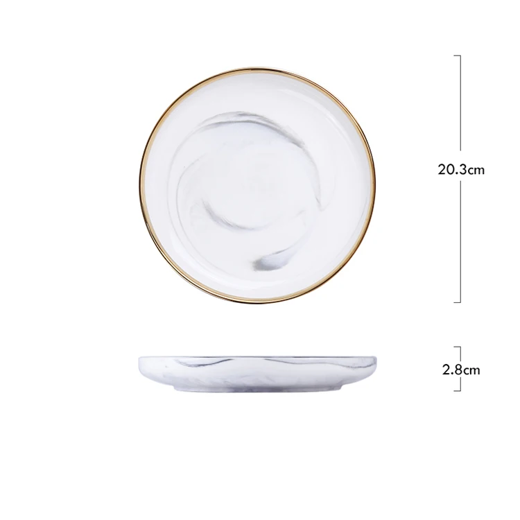 wholesale personalized plates ceramic plate porcelain dishes