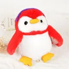 Trendy style penguin shape design imitation rabbit fur cartoon fashion shoulder bag handbag