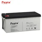 long life deep cycle sealed lead acid 12v 200ah solar batteries for ups