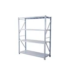 Easy Lighted Shelving Easy Assemble Light Duty Steel Boltless Garage Shelving