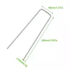 Nail Garden U-shaped Steel Ground Nail Garden Turf Nail Plant Fixed Ground Nail Ground Staples