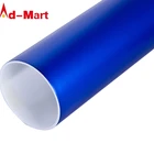 1.52*20M blue car stickers PVC metal pearl car wrap