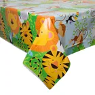 Printed Disposable Plastic Table Cover Tablecloths