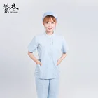 Medical Disposable Non-Woven Pe Coated Operating Gown Surgical Hospital Doctor Nurse Fluid Resistant Uniform