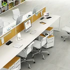Low price european style modern appearance and general use multi furniture sets small corner home office desk for home office