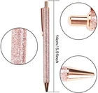 Pen Gift Shining Metal Pen Beautiful Manual Ballpoint Pen Full Printing Design For Girl Gift Set