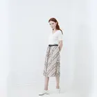 2019 New Romantic French Retro Style African Classic Fashion long Print Skirt for Women
