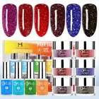 GHDIP Fast Drying Dipping Powder Nails Starter Kit G6407 for glitter nail arts
