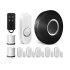 System Diy 2.4Ghz WiFi Alarm System Wireless With Tuya APP Push Notification DIY Burglar Alarm System