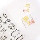 Tpr Stamp Clear Stamp Thank You Stamps DIY Kids Gift Stationery Transparent Stamp Wishing Rubber Clear Stamp
