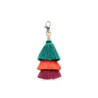 New fashion Tassel Key Chain women Cute Tassel KeyChain bag accessory Silk Tassels Car Key ring fringe jewelry