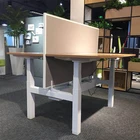 Clover office furniture electric motor lift desk modern height adjustable leg standing table desk workstation
