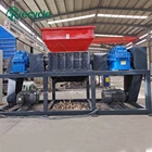 Scrap Metal Aluminum Cans Recycling Shredder Shaft Paper Cardboard Tyre Shredder