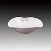 Unique design opla glass soup bowl 10inch opal glass bowl