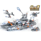 6-in-1 Patrol Fleet Building blocks Toys Twisted egg toys for Children legoing