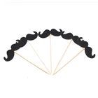 Best selling beard happy birthday cake insert father's day men happy birthday plug decoration