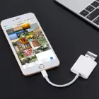 Dual Slot Camera Memory SD Card Reader For iPhone