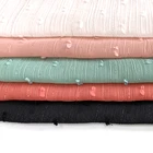 100%Poly Snuff Chiffon Woven Fabric With Lurex For Skirt Dress