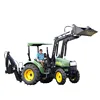 Chinese farm tractor 4wd 40hp kubota mini garden tractor with front end loader and backhoe price in Philippines Malaysia