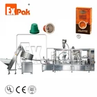 High speed automatic nespresso pod cup making coffee capsule filling and sealing packing machine