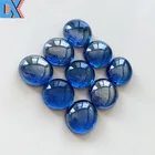 China Wholesale Color Flat Back Decorative Glass Stones For Vase
