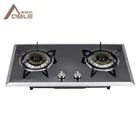 ABLE Commercial Luxurious Modern Glass Gas Stove Built In Gas Cooker