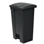 Plastic Outdoor Trash Can 87 Liter Foot Pedal Garbage Bin Recycling for Sale