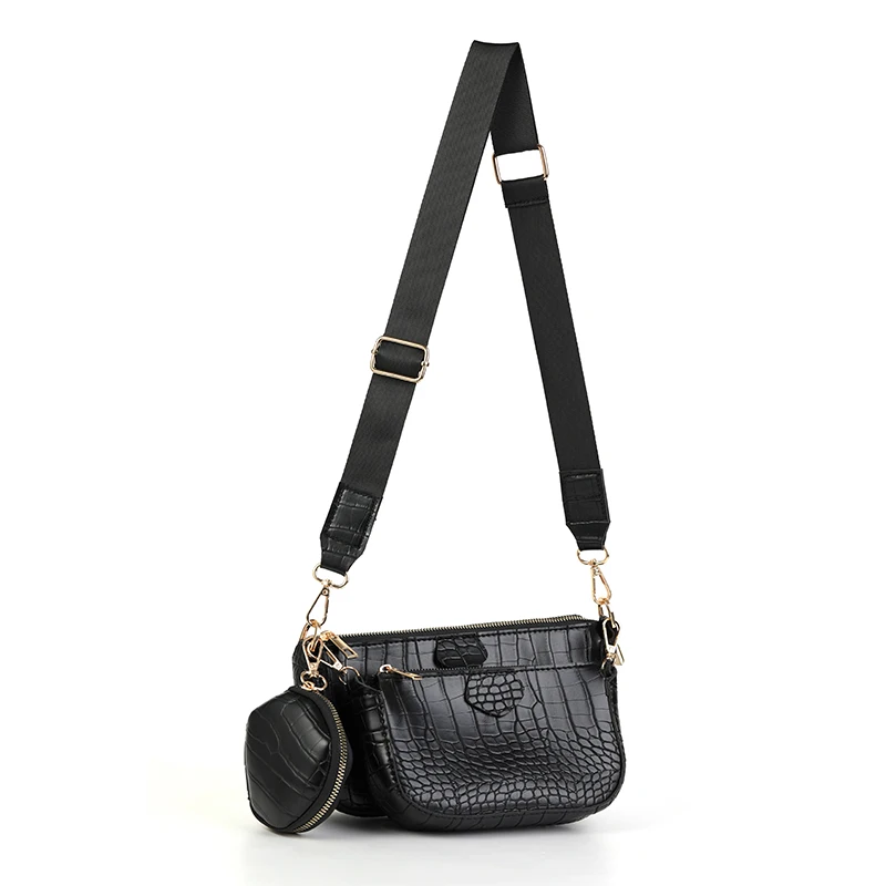 product-GF bags-alligator pattern Solid color soft leather chain women shoulder bag 2020 women shoul-1