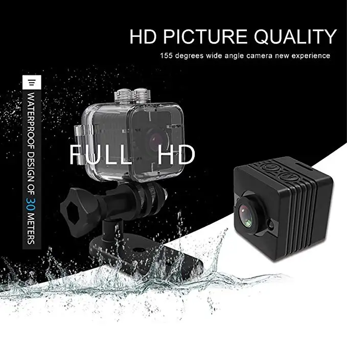 SQ12 mini spy camera hidden wireless home security portable night vision waterproof wireless underwater camera espion