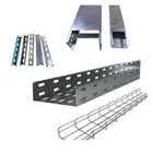 Hongyi best price 5 basic styles full specfications AL/SS /GI/ HDG/powder coated slotted cable tray/cable trunking
