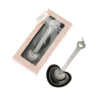 Wedding Gift Silver Love Spoon Metal Set Party Birthday Wedding Exquisite Gift