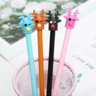 Fashion Promotion Cartoon Cute Silicone Wapiti 0.5mm Plastic Gel Pen