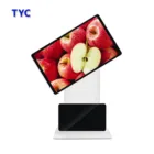 New design large infrared touch vertical rotating full HD lcd advertising screen
