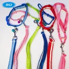 Retractable Running Dog Leash belt webbing with Jacquard and Reflective effect